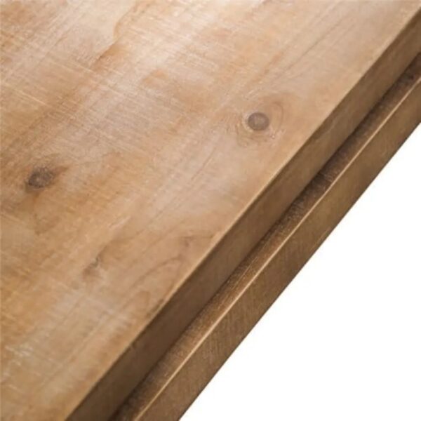 New Natural Wood Coffee Table for Living Room Rectangle Cocktail Table