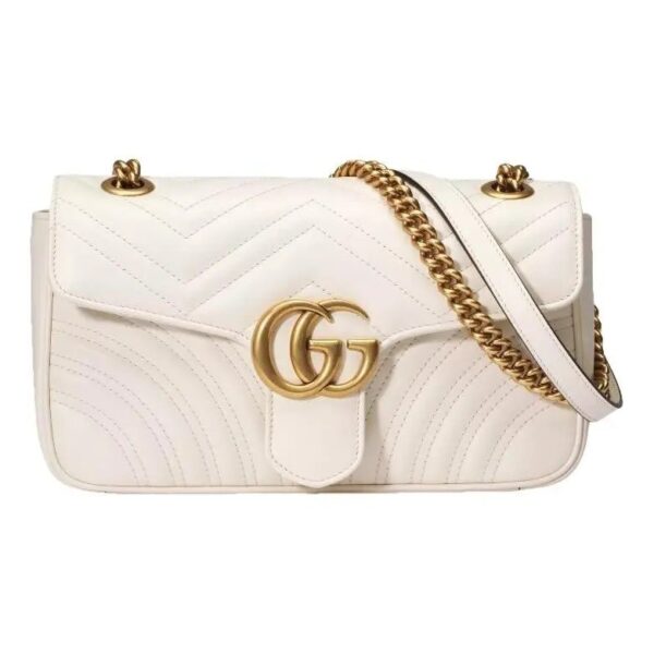GG Marmont Flap Leather Crossbody Bag
