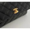 CHNL Vanity Classique Black Leather Handbag