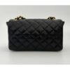 CHNL Vanity Classique Black Leather Handbag