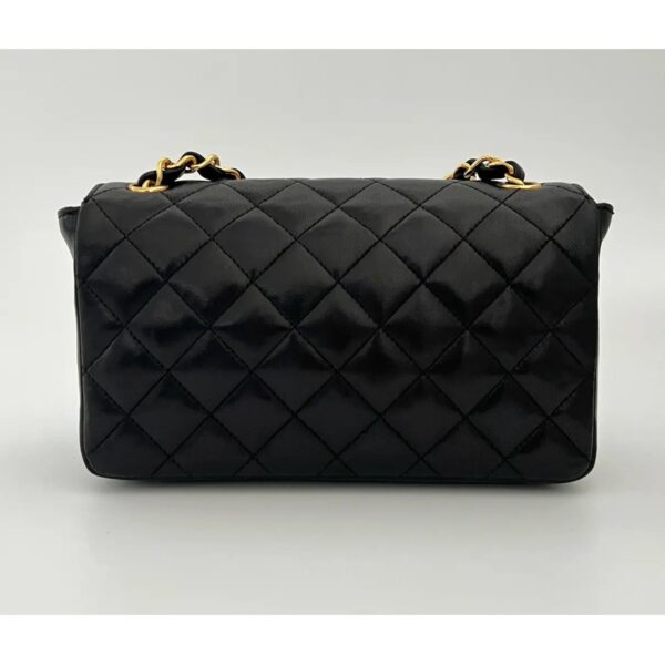 CHNL Vanity Classique Black Leather Handbag