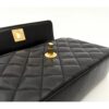 CHNL Vanity Classique Black Leather Handbag