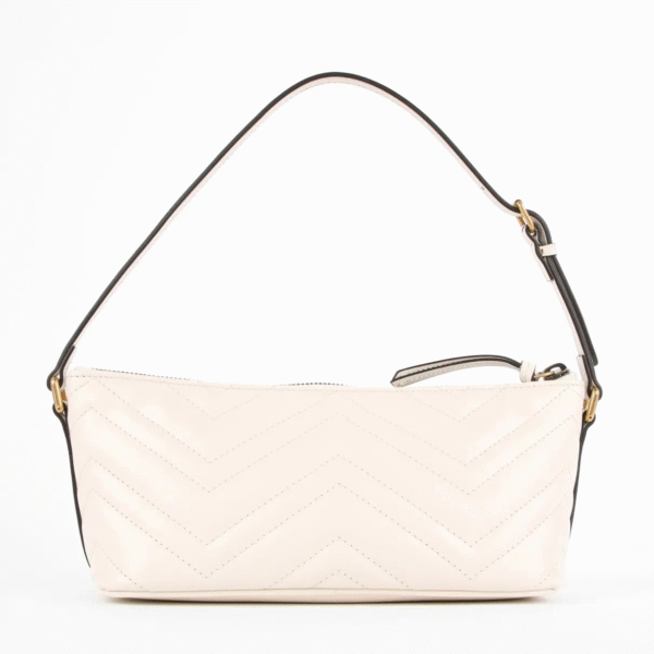 GG Marmont Chevron Leather Handbag
