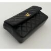 CHNL Vanity Classique Black Leather Handbag