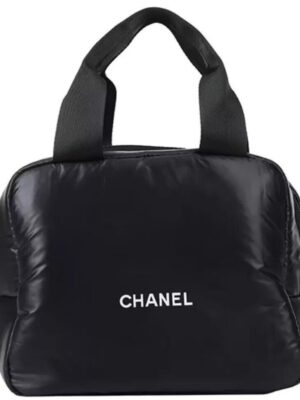 CHNL Mini Boston Black Cosmetic Pouch