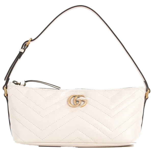 GG Marmont Chevron Leather Handbag